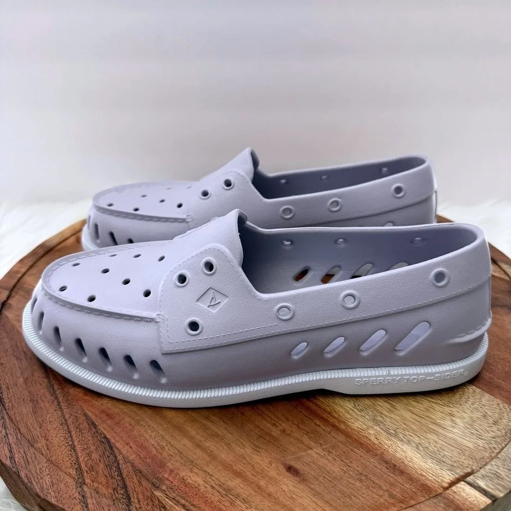 NWOB Sperry Top-Sider Womens A/O Float Boat Shoes Sz 10 Lavender Purple STS87473